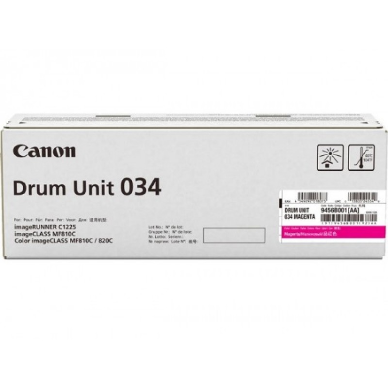 Canon Drum Unit 034 Ματζέντα